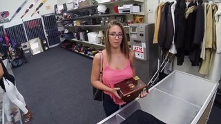 Sweet doll Layla London is being fucked at the pawn shop
